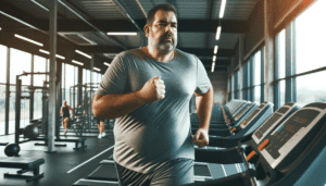 Exercising On Treadmill
